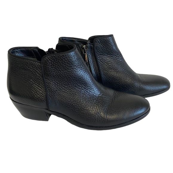 Sam Edelman Shoes - SAM EDELMAN Black Leather Ankle Boots